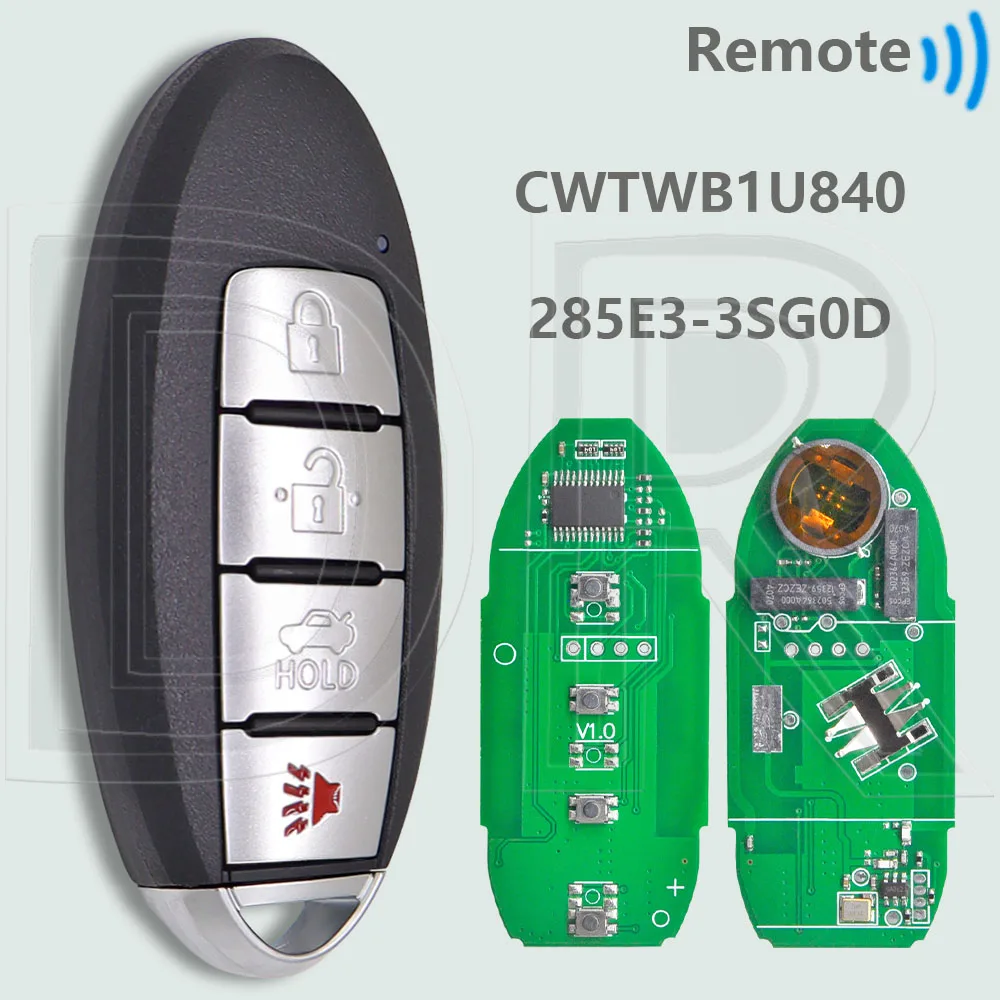 

DR CWTWB1U815 CWTWB1U840 ID46 PCF7952 315 МГц дистанционный ключ без ключа Go для автомобиля Nissan Teana Sylphy Sentra Sunny Versa Leaf 2013+