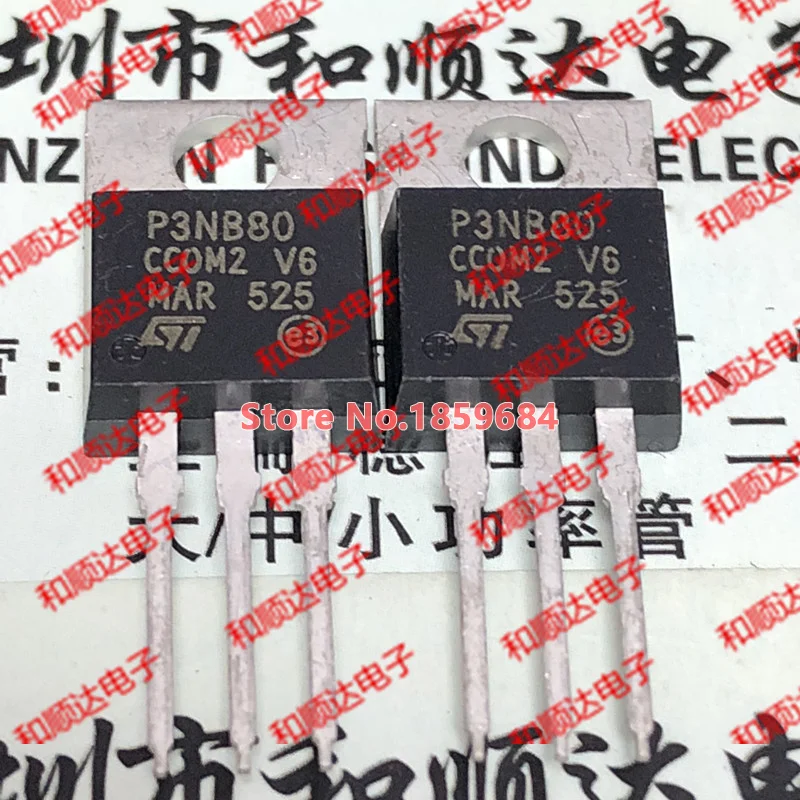

P3NB80 STP3NB80 TO-220 800V 2.6A