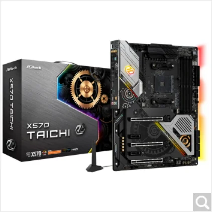 

new original for ASROCK X570 Taichi ATX AMD X570 DDR4 4666+(OC) MHz,M.2,SATA 6Gbps,USB3.2,128G motherboard