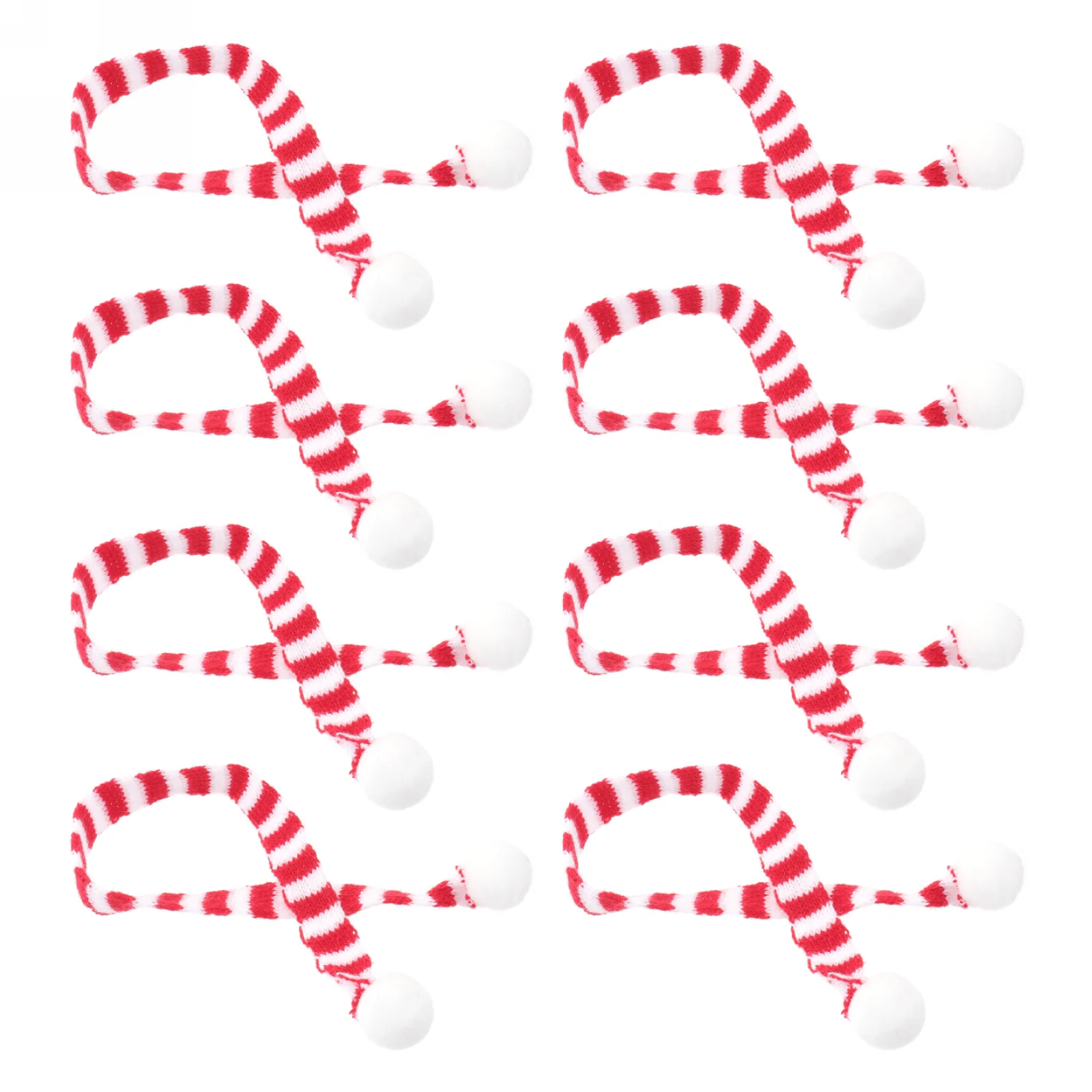 

Xmas DIY Hair Accessories Christmas Gift Decoration Holiday Topper Santa Claus Scarf Miniature Christmas Goodie Bag Fillers