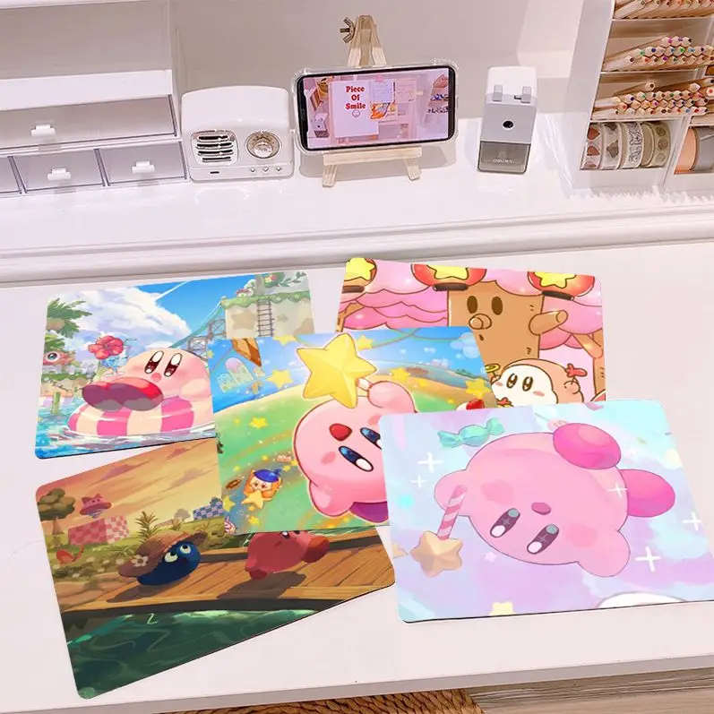 

Cartoon K-KI-RB-YES Cute Game Mousepad Keyboard Mat Table Mat Students Gabinete Gamer Desktop Mouse pad for Teen Girls Bedroom