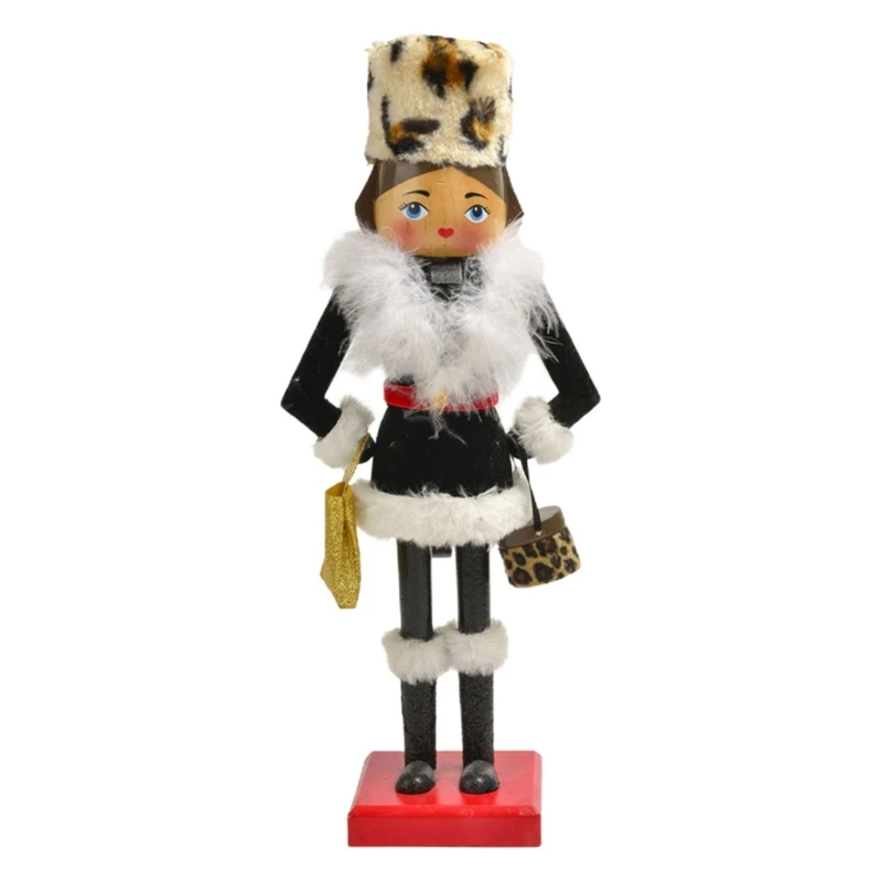 

Деревянный гайковёр 15in солдат принцесса фигурка марионетка украшение Рождественский Декор A0KF