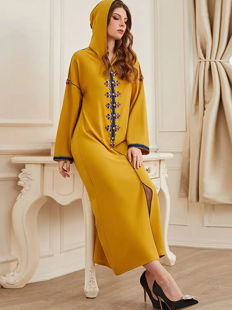 

Modest Dubai Abaya Turkey Islam Muslim Long Hijab Dress Kaftans Abayas For Women Djellaba Robe Longue Femme Musulmane Vestidos