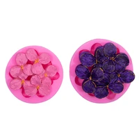 hydrangea flower silicone molds handmade polymer clay mould epoxy resin casting tool plaster fondant mold cake decoration tool