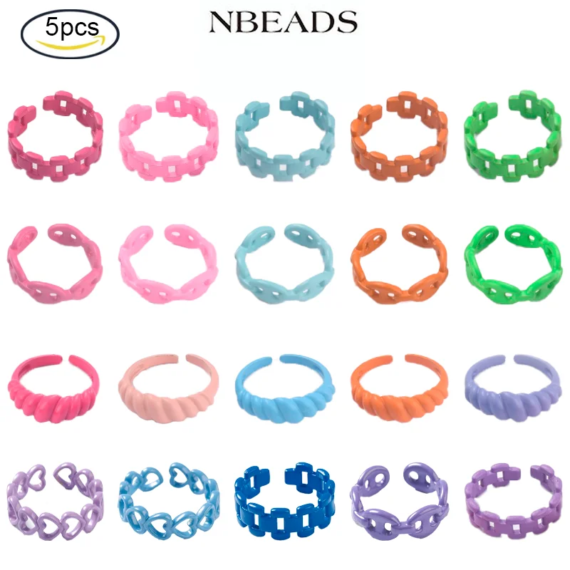

Латунные кольца-манжеты с распылителем, открытые кольца, разные цвета для молодых девушек и женщин