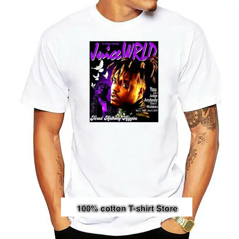 

Camiseta de Juice WRLD с фразой RAP R & B, camiseta de Music de hip hop Camiseta de манга corta para hombre, moda 2022