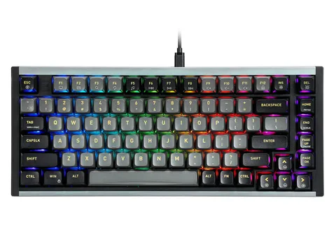 Механическая клавиатура HEXGEARS I2, Игровая клавиатура Kailh MX с переключателями, 83 клавиши, RGB, Hotswap, Type-C, проводная игровая клавиатура PBT, колпачки для клавиш