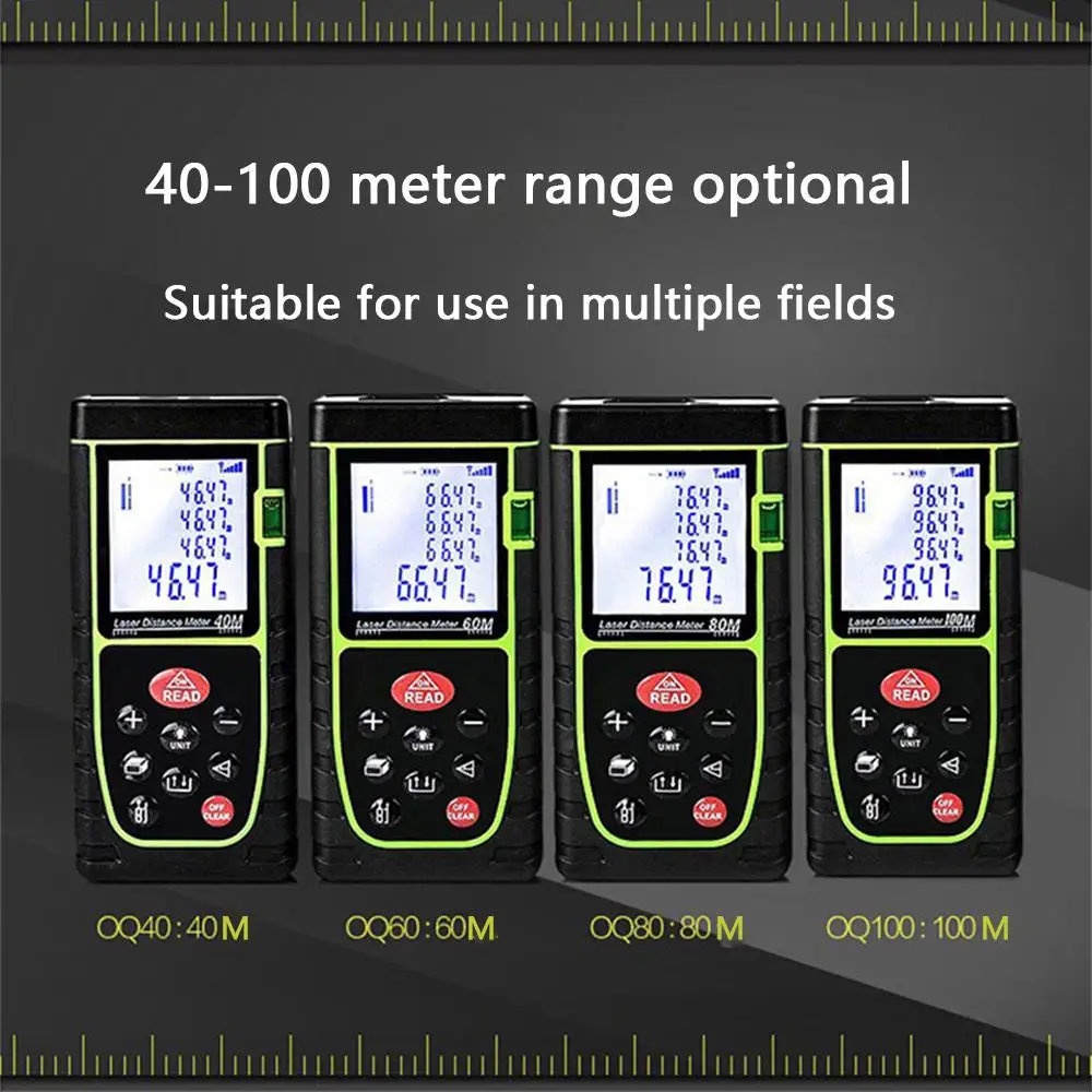 

Digital Laser Tape Measure 60M 40M Laser Rangefinder Accurate Distance Meter Construction Roulette Trena Lazer Range Finder