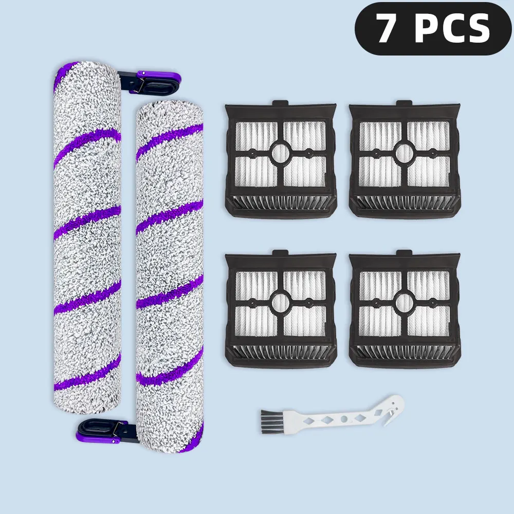 Совместим с ( Narwal S20 Pro /  Rowenta Tefal X-Clean 10 ) Запасные части Аксессуары Роликовая щетка Расходные материалы Hepa-фильтра