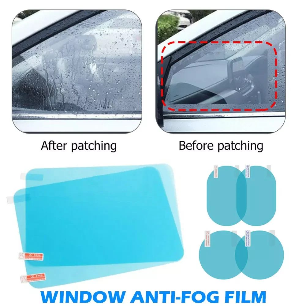 

Car Side Rearview Mirror Waterproof Anti-Fog Film Side Window Glass Film Can Protect Your Vision Driving On Rainy Days