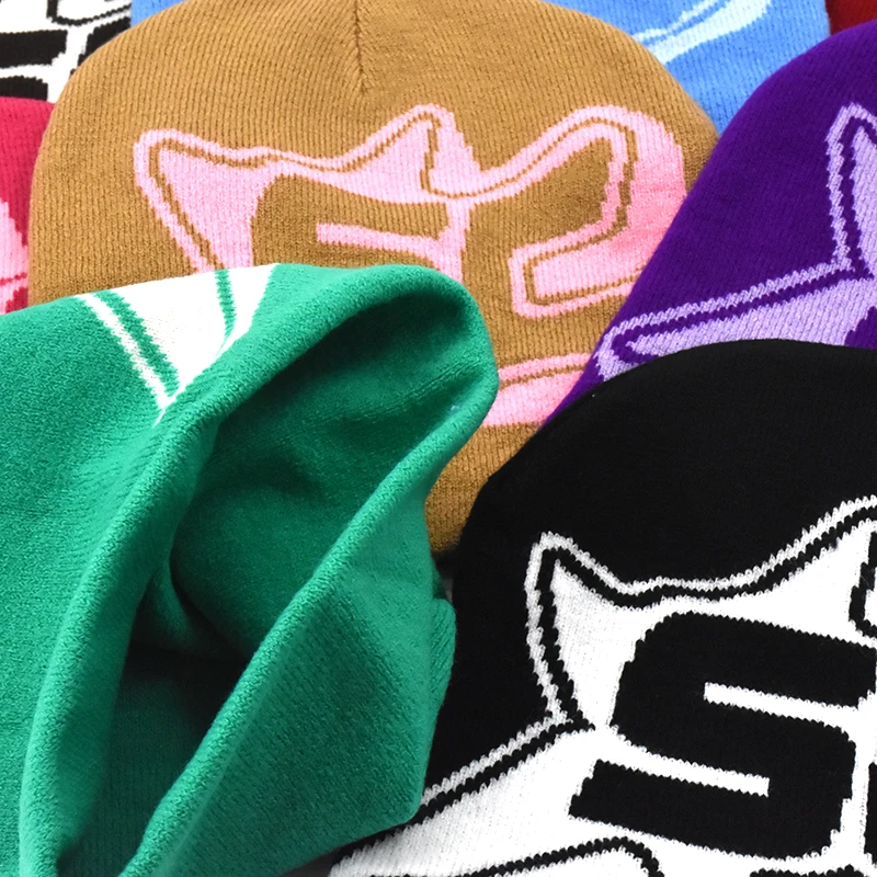 Новинка шерстяная шапка Y2K для женщин и мужчин зимняя осенняя теплая стандартная