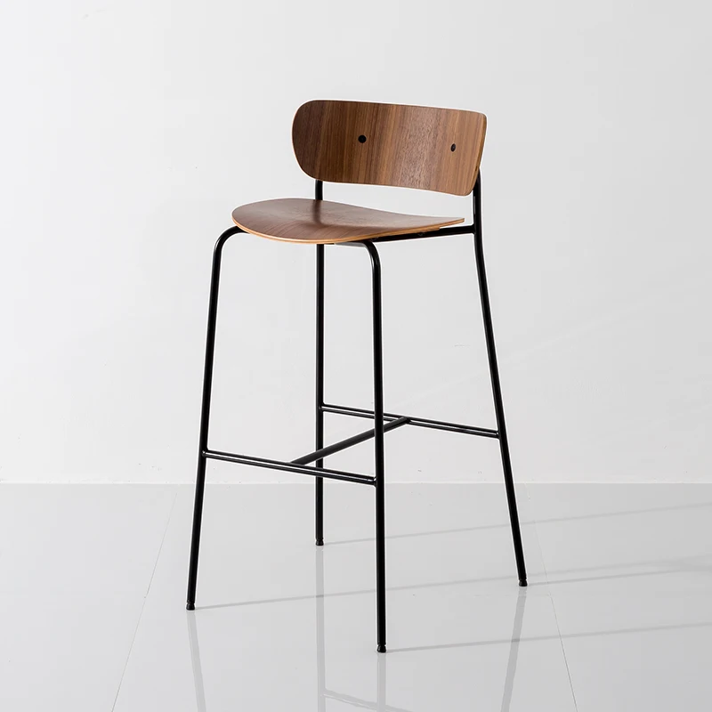 

Black Metal Legs Chairs Lounge Designer Nordic Low Back Chair Restaurant Modern Silla Comedor Postmodern Furniture GXR30XP