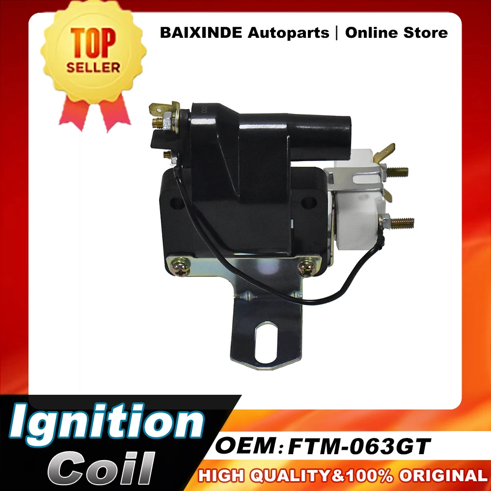 

1 PCS OEM FTM-063GT 33410-85120 Ignition Coil For Suzuki, Dodge Ram 50, Mitsubishi Mighty Max 1987-1989 Original Accessories