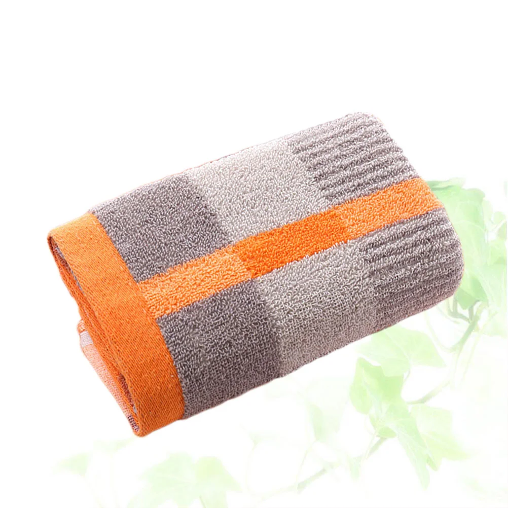 S Thicken Wash Face Towel Grid Cotton Towels Bath Face Towel