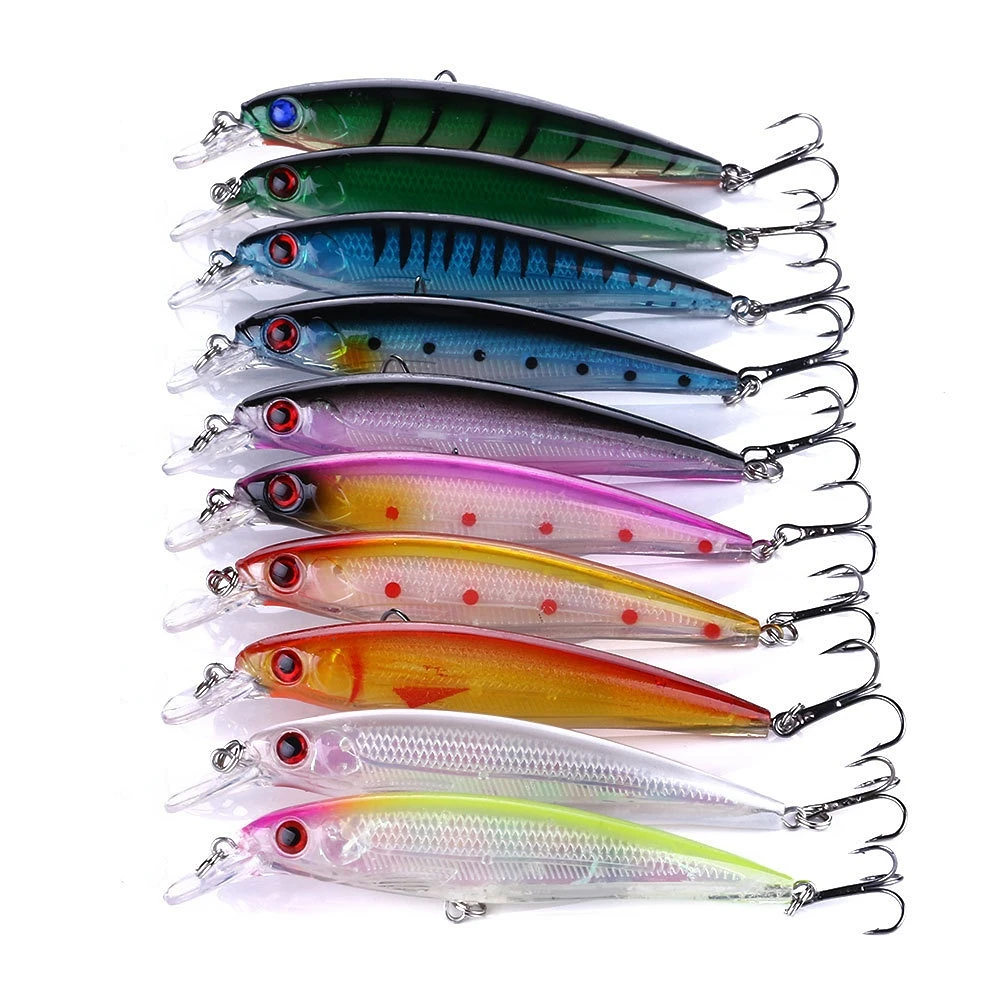 

Artificial Plastic Casting Floating Minnow Bionic Fake Lures 11cm 13.4g Trolling Predator Wobblers Pike Crankbaits Fishing Baits