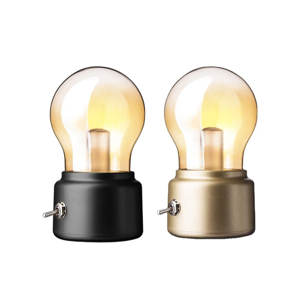 

Light Bulb Night Light Bedroom Lightbulb DC 5V USB Lights Home Black