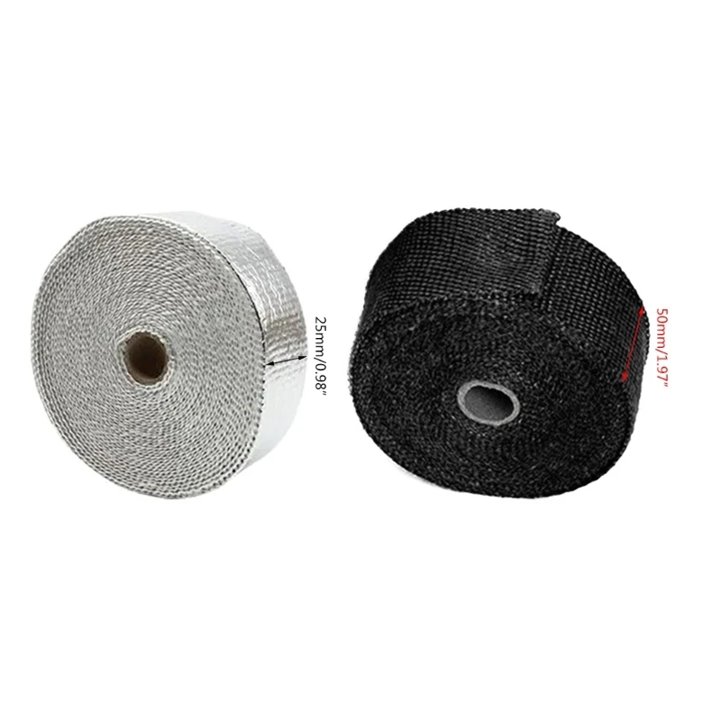 2 16 футов рулон тепловой пленки выхлопных газов для автомобиля мотоцикла