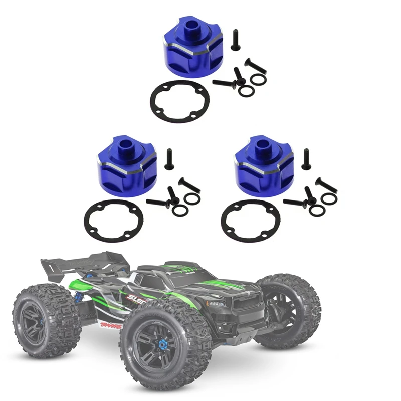 3 шт. алюминиевый дифференциал для радиоуправляемых автомобилей