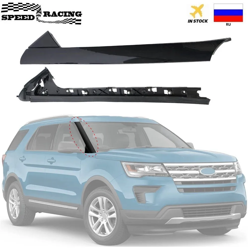 

1 Set Windshield Pillar Trim Panel Molding BB5Z7803136AA BB5Z-7803136-AB 926-450/451 For Ford Explorer 2011-2019 Replaces