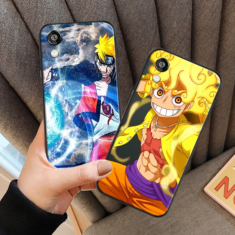 

NARUTO ONE PIECE For Huawei P Smart Z 2019 2020 P20 P30 Lite Pro Phone Case Back Soft Carcasa Funda Liquid Silicon Coque