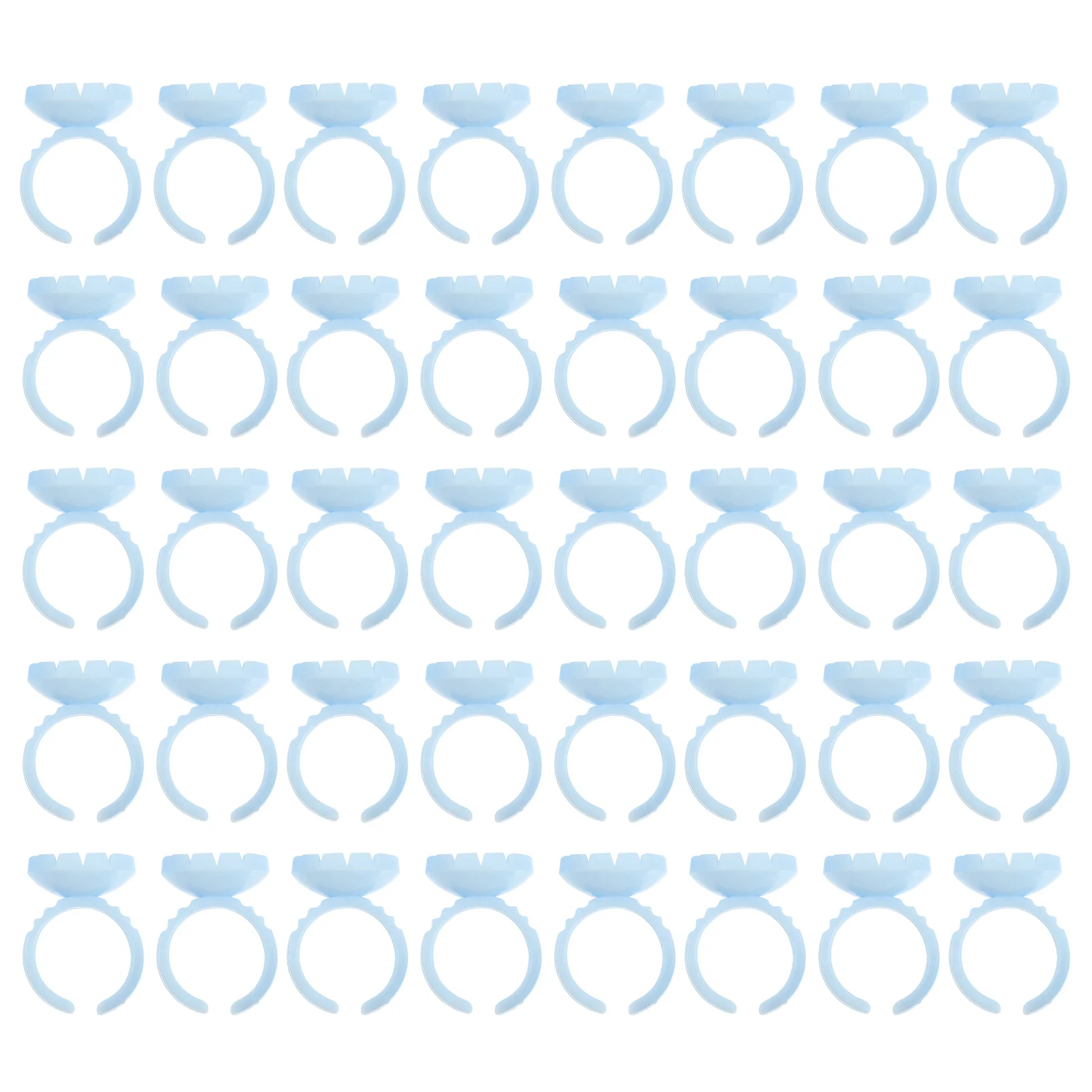 

Кольцо клеевое пластиковое профессиональное для наращивания ресниц, 100 шт.