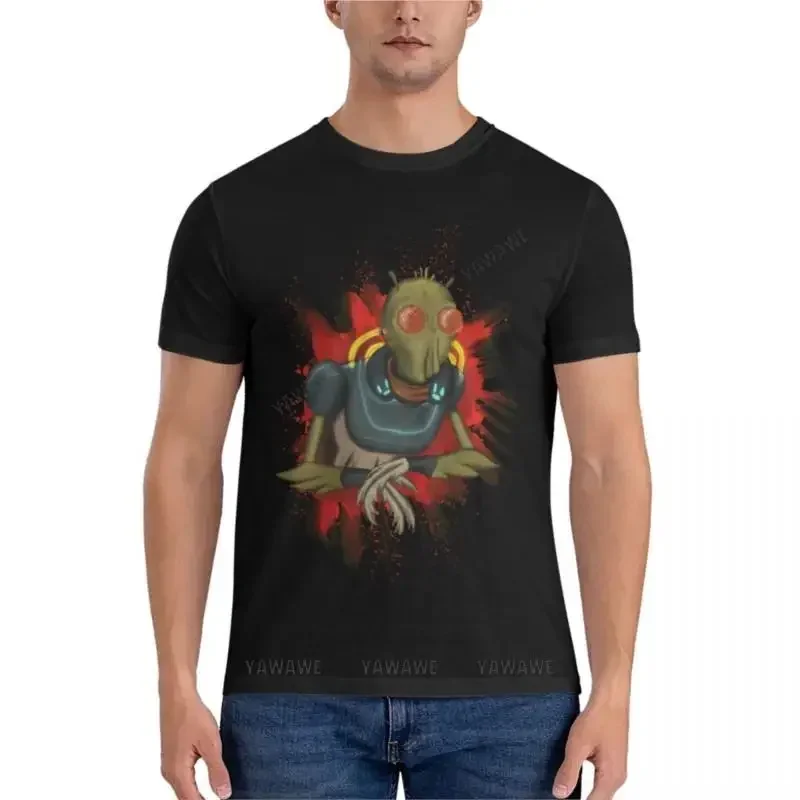 Футболка мужская с коротким рукавом футболки для мужчин хлопок Krombopulos Майкл