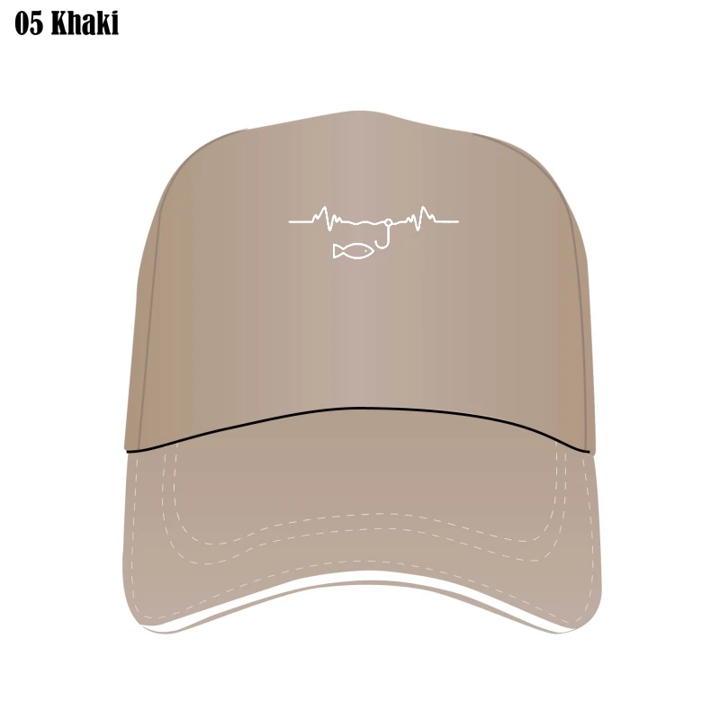 

Fishinger Pulse Heartbeat Funny Unisex Graphic Fashion New Cotton Mesh Hat Visors Harajuku Bill Hats