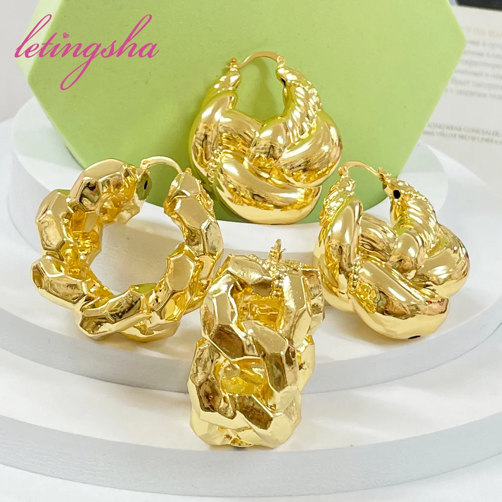 

Africa Classic Women Drop Earring Nigeria Set Dubai Fashion Small Elegant Earring Wedding Gift Banquet Earrings Trendy New Style