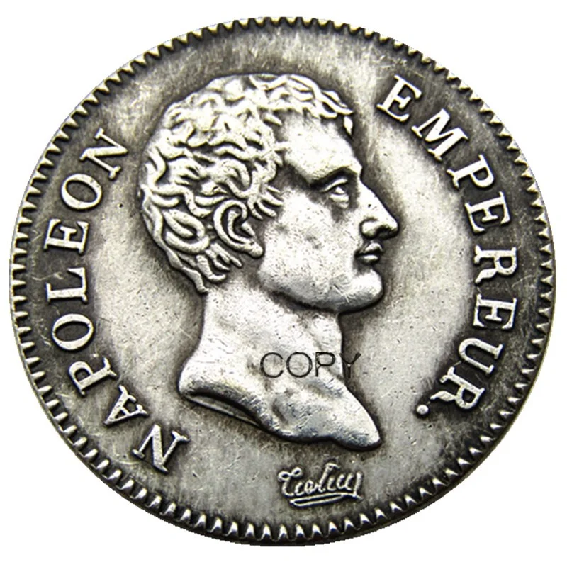 

France A Set Of(1806A 1806M 1807A 1807M) 4pcs 2 Francs - Napoléon I Silver Plated Copy Coins