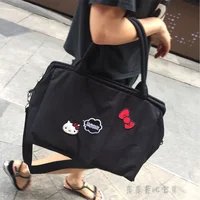 Hello Kitty Large Capacity Shoulder Bag Cute Waterproof Messenger Handbag Multifunction Nanny Package Travel Storage For Women