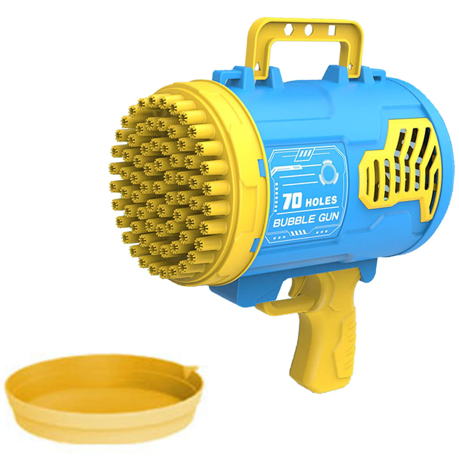 

Rocket Launcher Bubble Machine 70-Hole Rocket Launcher Shape Bubble Maker Automatic Bubble Machine Rocket Launcher Outdoor