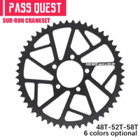 pass quest electric bike light bee 48t 52t 58t motorcycle sprocket for sur ron light bee x s off road electric bike sprocket