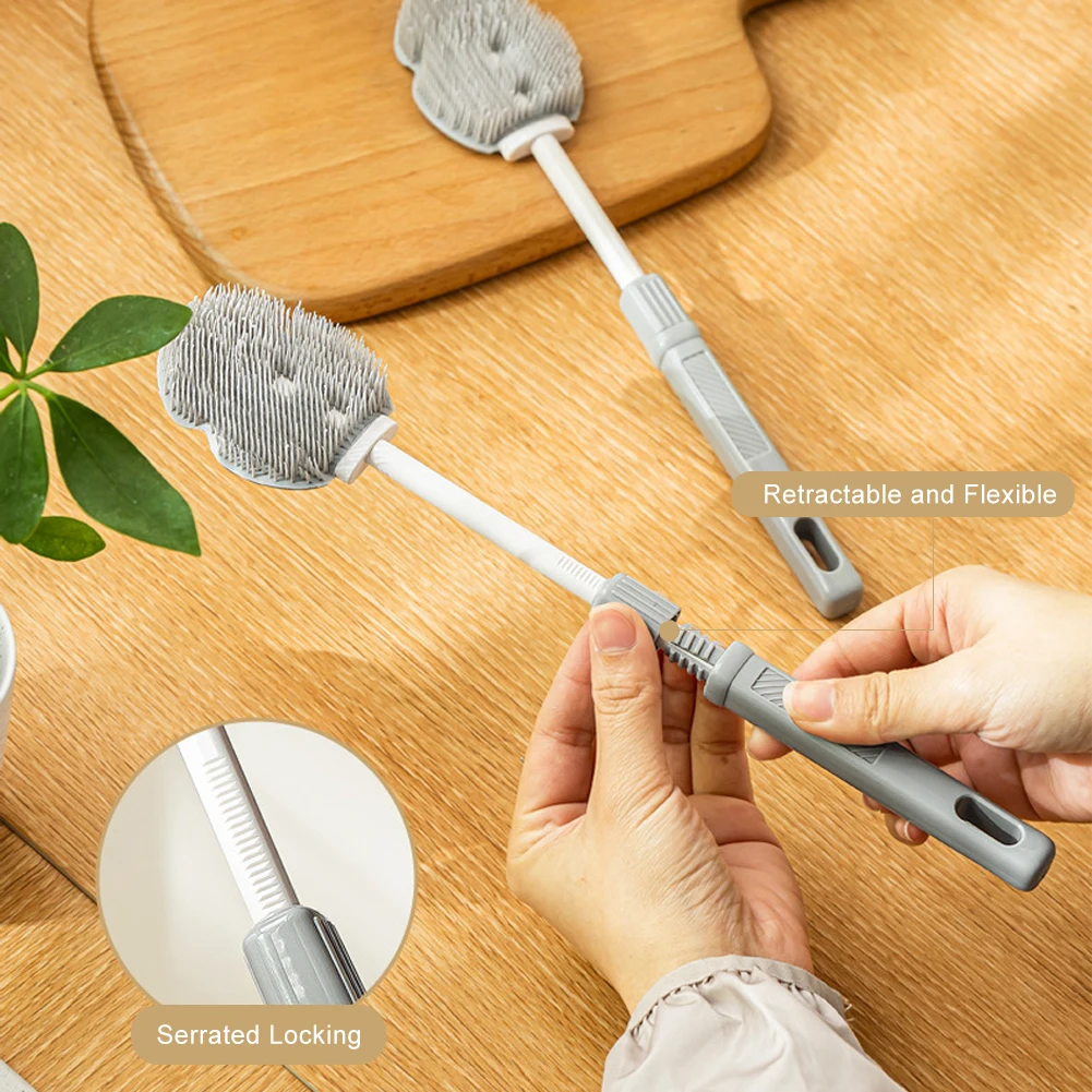 2 шт. инструмент для чистки стеклянной посуды кружки выдвижная гибкая ваза