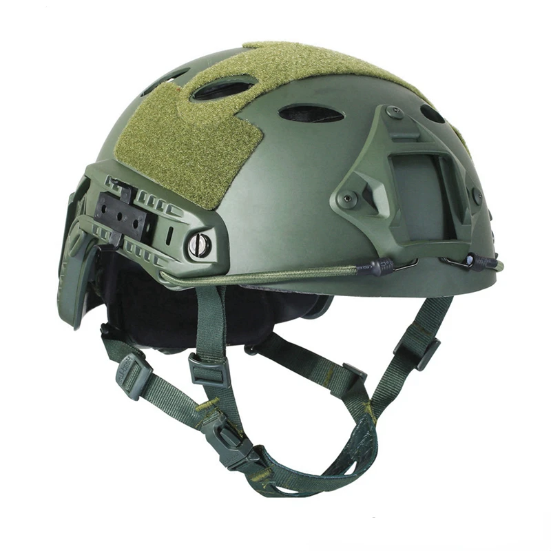 Solid Color Tactical Fast Helmet Breathable Lightweight Airsoft Paintball Combat Helmet Head Protective Gear