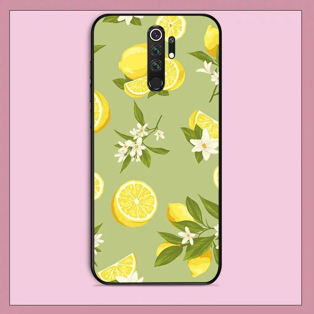 Fruit Lemon Phone Case For Redmi Note 4 X 5 A 6 7 8 T 9 9S 10 11 11S 11Epro Poco M3 pro