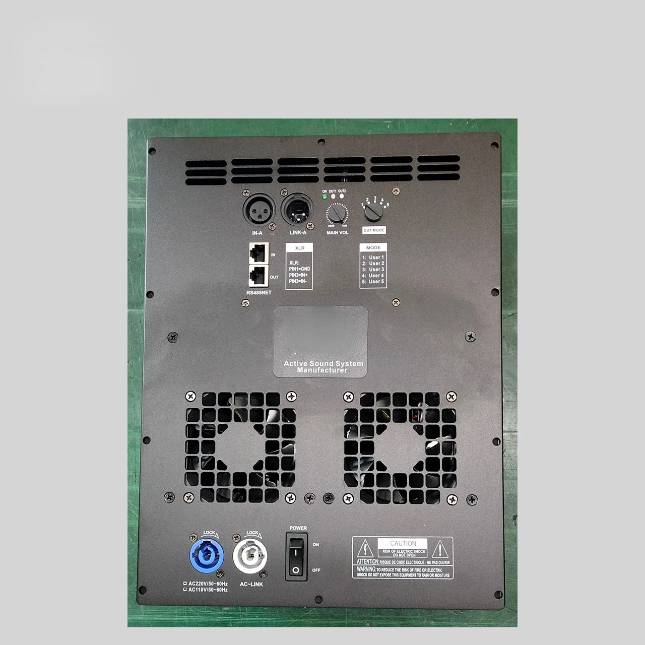 Sound Box Power Amplification Module 2ch 2000w 3000w Amplifier Double 21-inch Double 18-inch Subwoofer