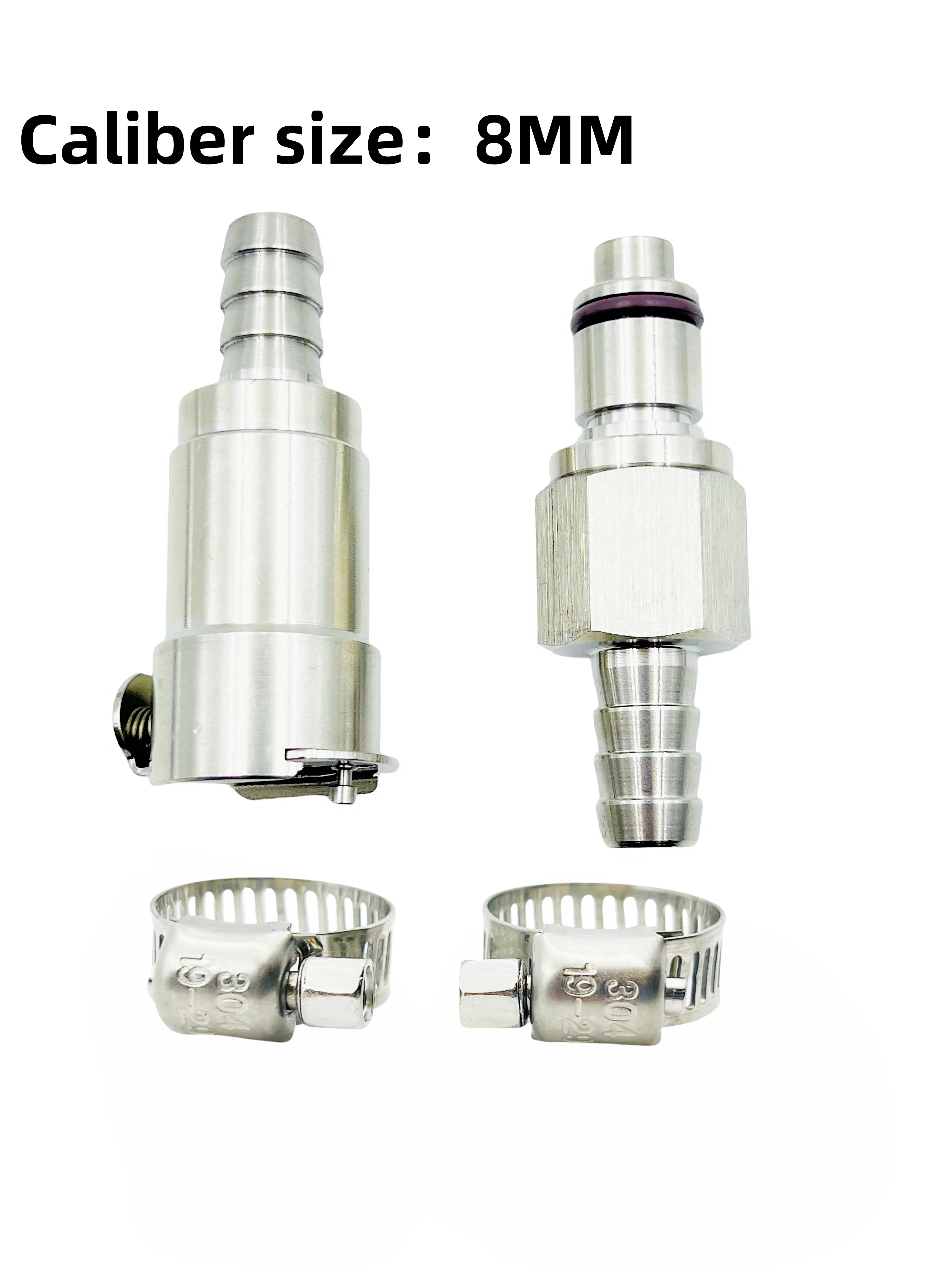 Быстроразъемный некапельный разъем 8 мм/6 мм для гоночного топлива, запорный клапан, бензиновый шланг, аксессуары для мотоциклов, интерфейс