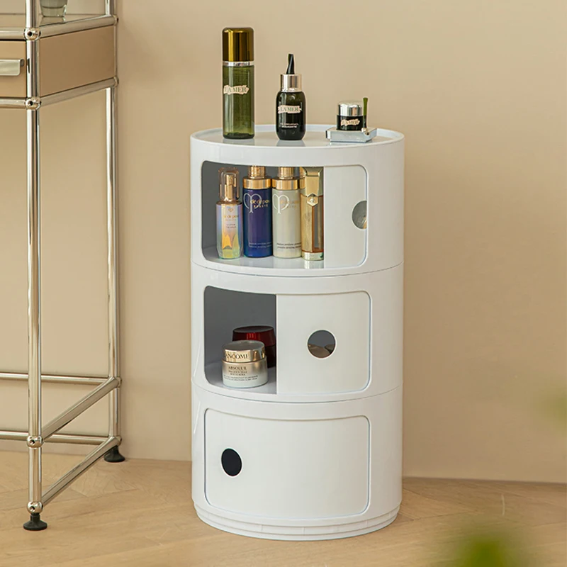 

Nordic Metal Bedside Table Designer Room Bedroom Simple Bedside Table Modern Round Table De Chevet Chambre Home Furniture