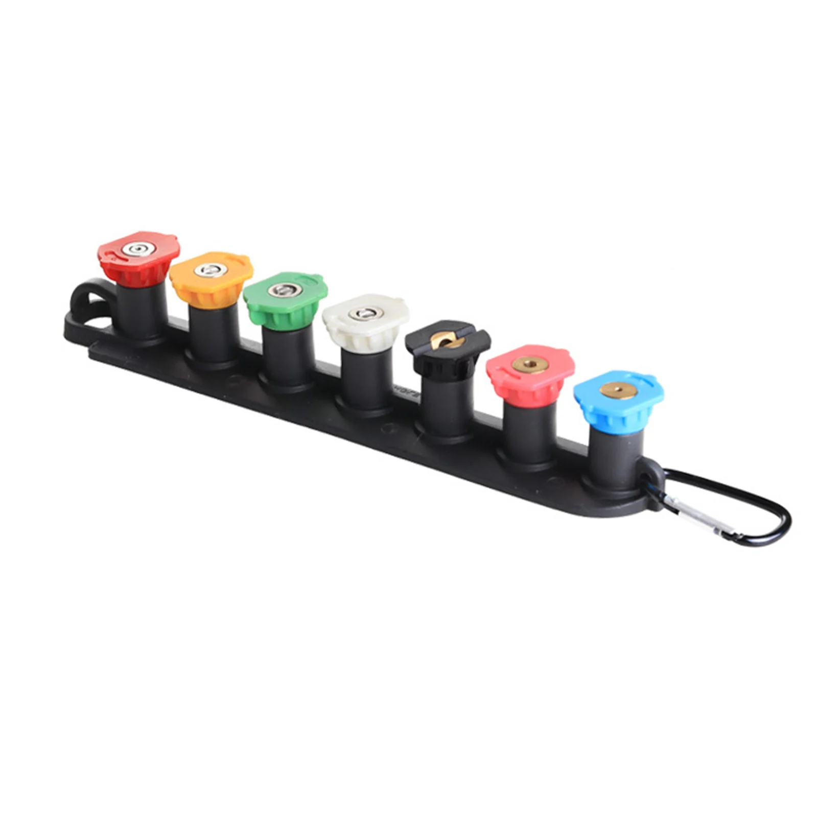 

4000 PSI Quick Connect With Holder Professional 7 Spray Nozzle Tip Set Pressure Washer Accessories Cleaner 1/4 Inch Durable
