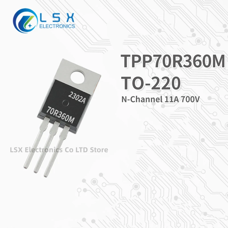 

10 шт., новые и оригинальные модели TPP70R360M TO-220 MOS 11A 700V