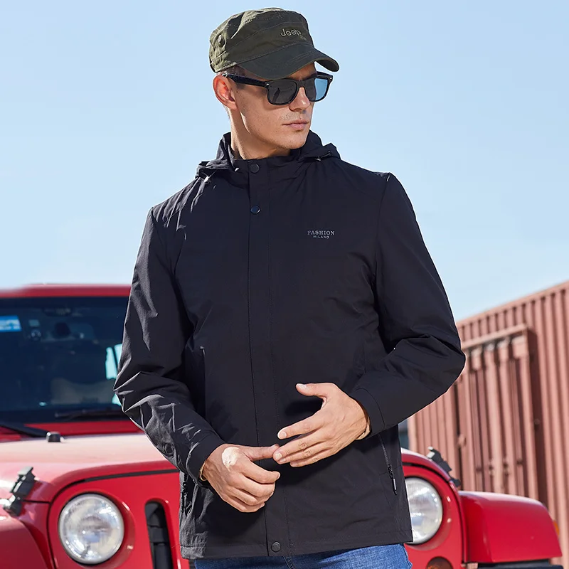 Jackets Man Autumn And Winter Men's Leisure Coat 2022 New Style Bomber Business Fashion Clothes Clothing Male Coats Tactical