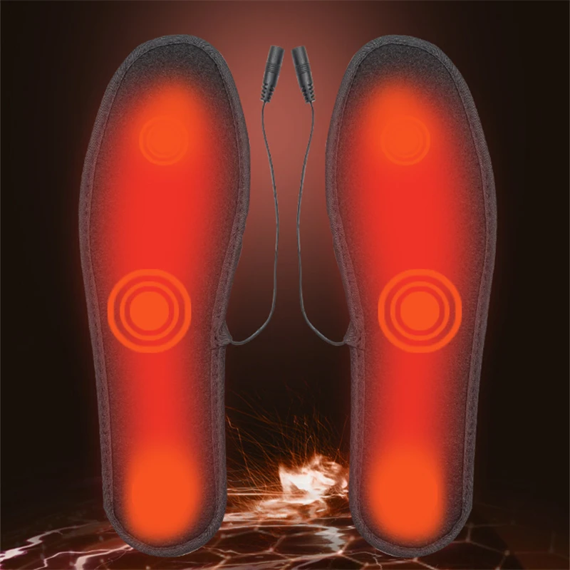 

Зимние Стельки с электрическим подогревом, подогреватель для ног с USB-подогревом, Подогреваемые стельки унисекс с подогревом