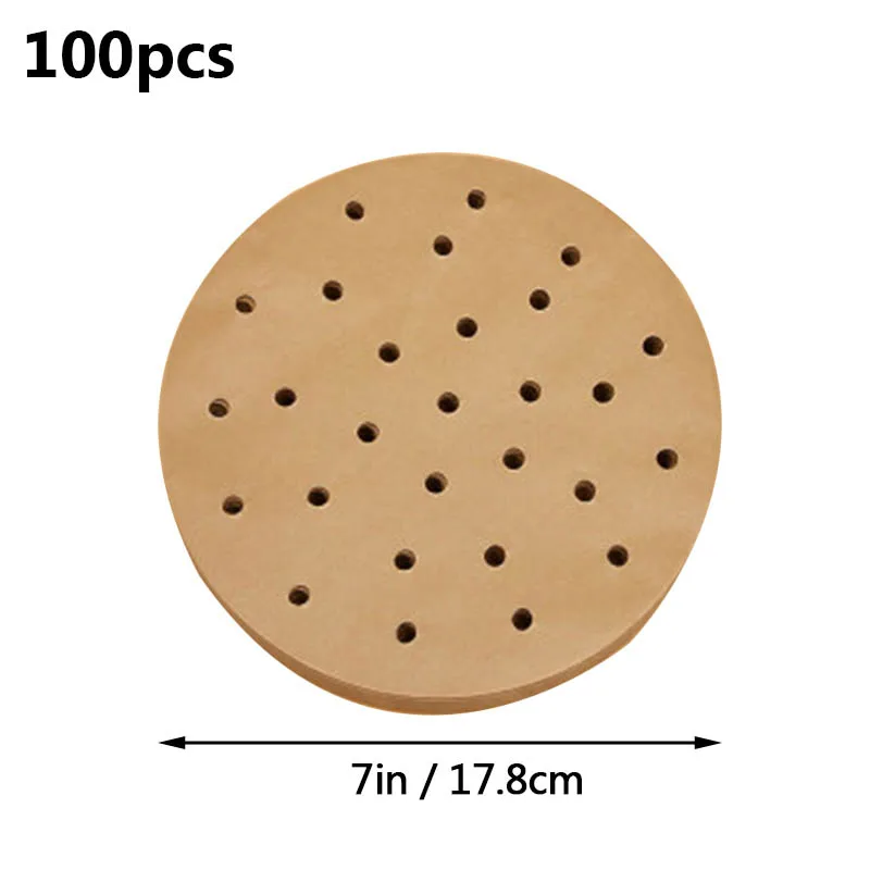 

100 шт. вкладыш для аэрофритюрницы антипригарный коврик для отпаривания внутренняя бумага для выпечки маслостойкий одноразовый коврик для выпечки кухонный аэрогриль коврик для выпечки