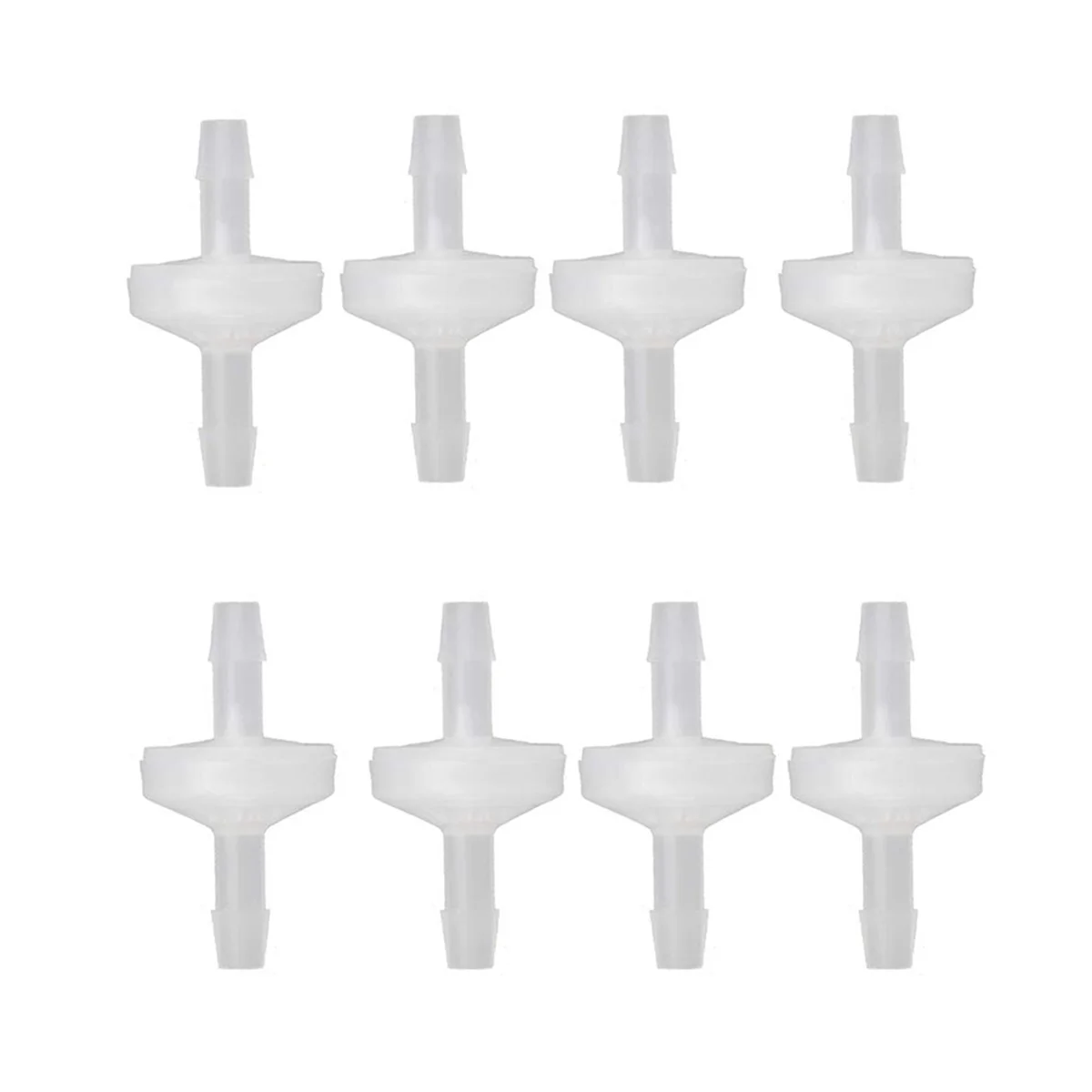 8 шт. 1/4 дюйма обратный клапан 6 мм PVDF односторонний Встроенный невозвратный для