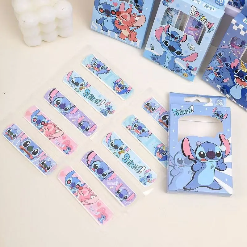 10 шт. Disney Stitch Band Aid мультфильм аниме милые раны кровоостанавливающие пластыри водостойкие гемостазные бинты экстренные товары для дома (art.: 3920cd0ca3832) - 3920cd0ca3832