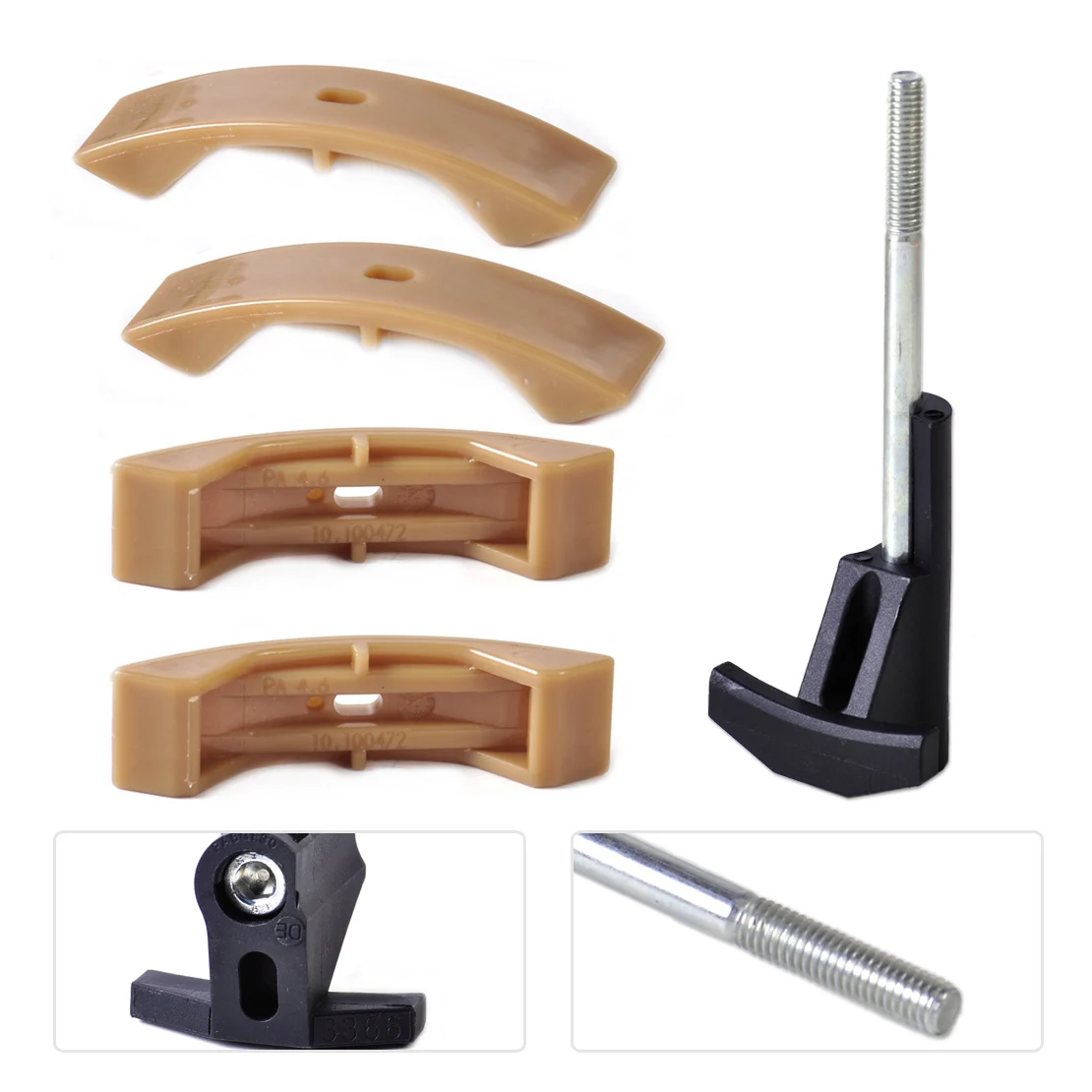 

Колодки для обуви, натяжители и недоуздок, DWCX, 4 шт., турбо-ГРМ цепь привода распределительного вала, для VW Golf, Beetle, Jetta, Audi A4, TT 1,8-2000, 2003, 2004