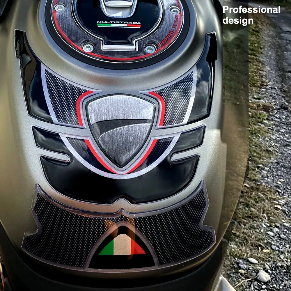 Multistrada 1260 S для Ducati 2020 мотоцикла 3D Смола топливный бак защитные наклейки комплект