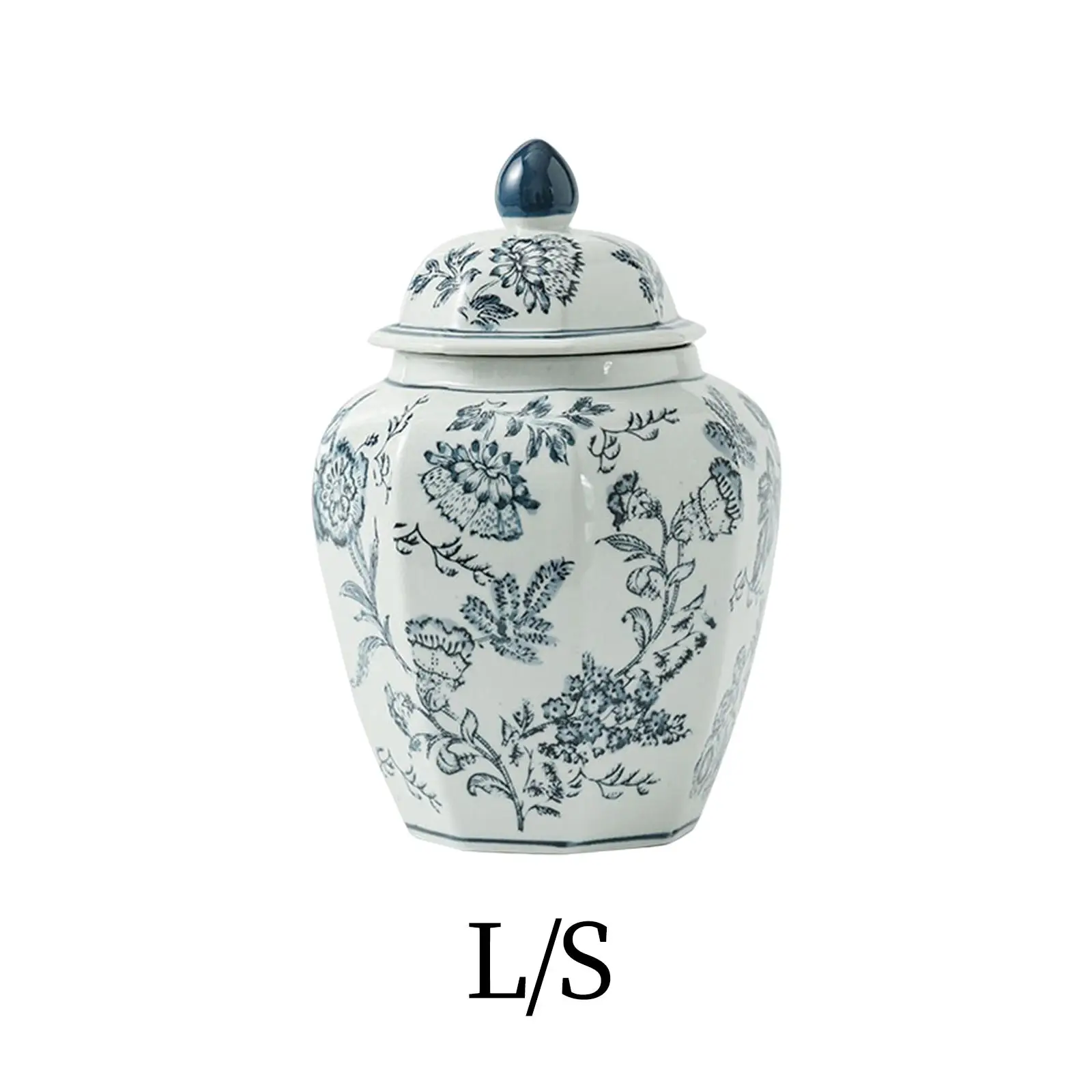 

Ceramic Ginger Jar Storage Jar Arrangement Exquisite Glossy for Decoration