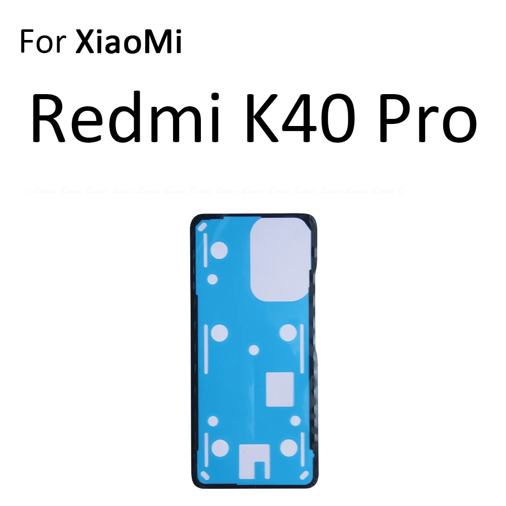 Фото Задняя крышка корпуса, клейкая лента для ремонта Xiaomi Redmi K20 K30 4G K30S K40S K40 Pro Plus, запчасти для ремонта №4