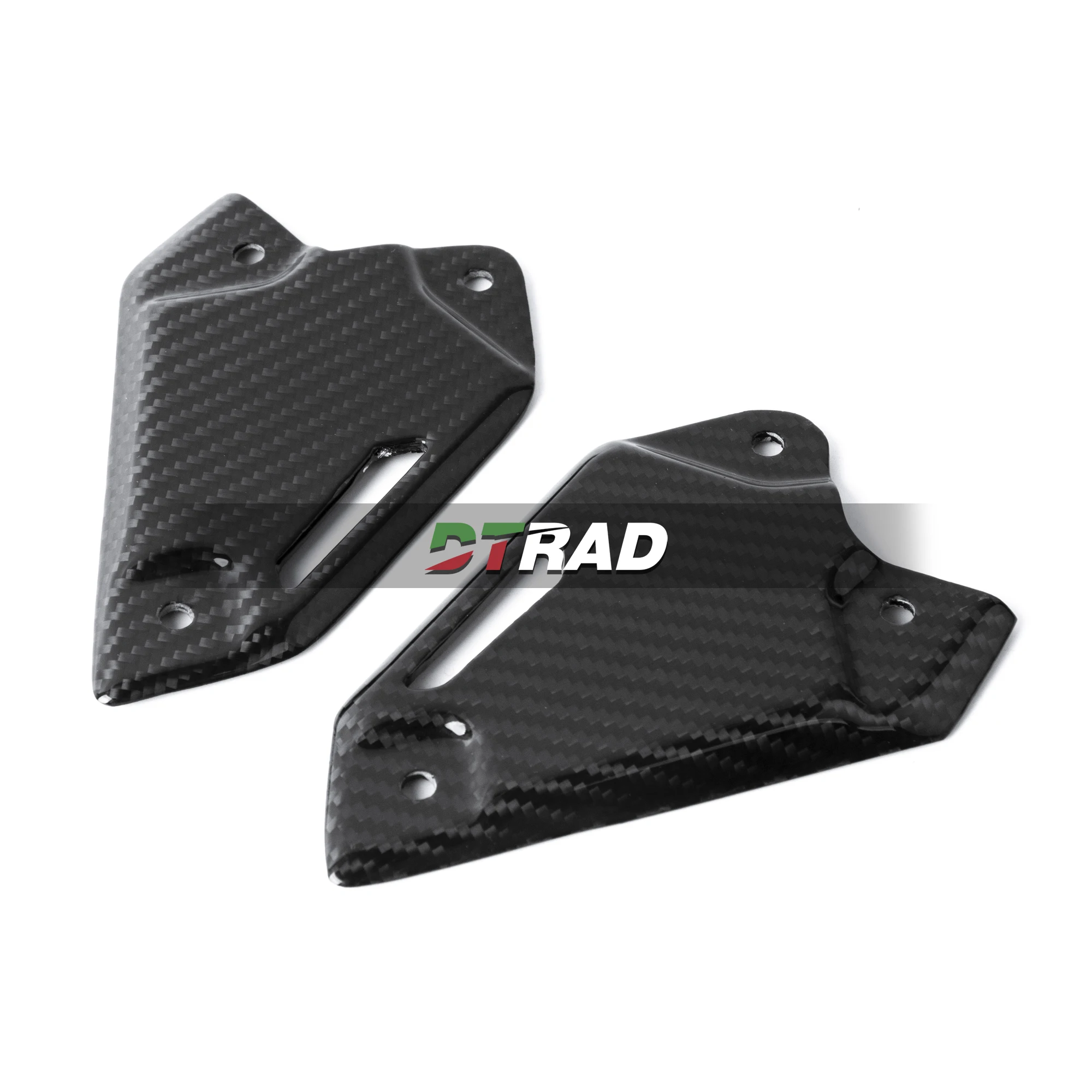 

Мотоциклетные аксессуары из углеродного волокна, глянцевая черная защита для пятки, пластина заднего вида, протектор для ног, верхний слой для Kawasaki Z900 Full